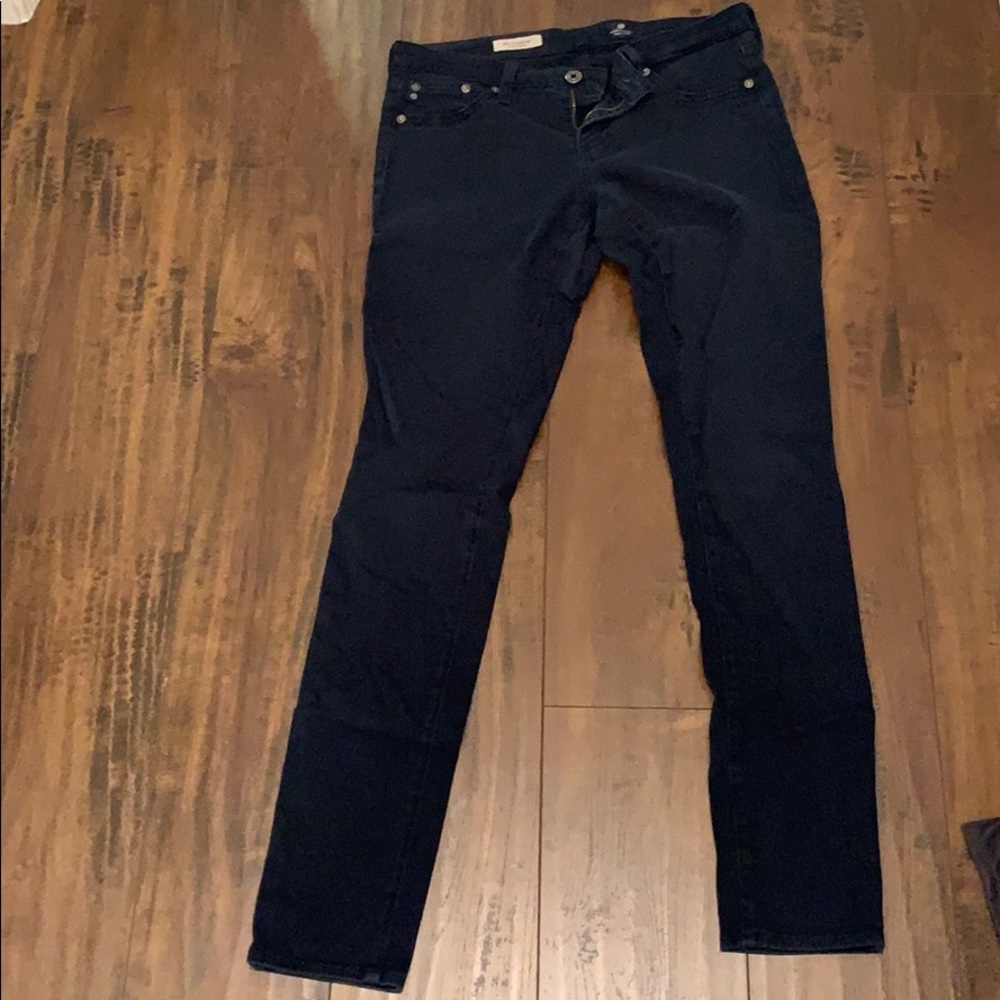 AG navy Sateen Leggings
